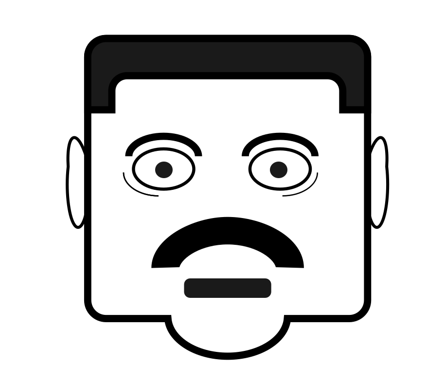 Nick Offerman fast illustration